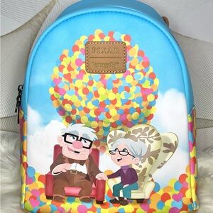 Disney Pixar UP Loungefly Old Carl & Ellie Mini Backpack NWT